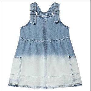 Stella McCartney denim ombre overall dress 8 years girls